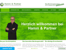 Tablet Screenshot of hammundpartner.de